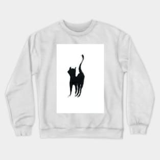 Cleo the black cat Crewneck Sweatshirt